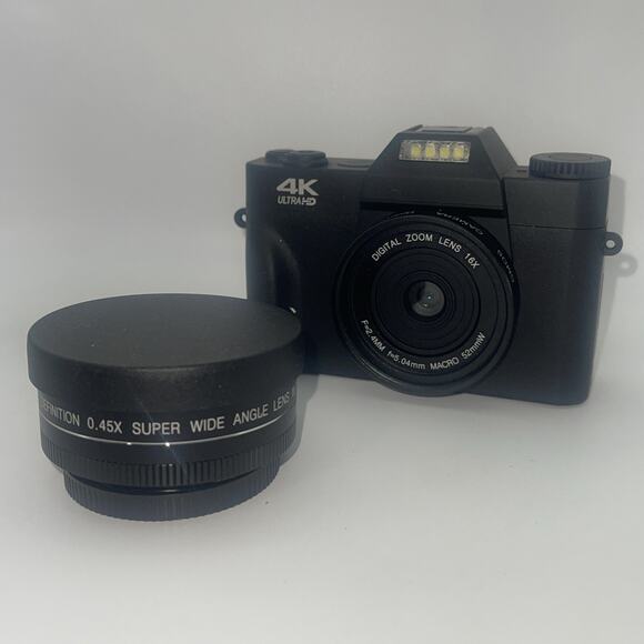 Digital Camera 56MP 16X Zoom HD Video Recorder Compact Camcorder for Photography - Picture 1 of 9